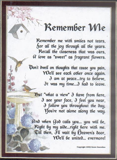 Wcican funeral poem